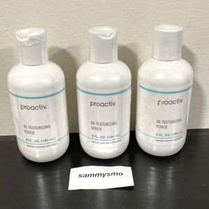 Proactiv Re-texturizing Toner, Salicylic Acid Acne Medication 6 oz 3/2026 x3